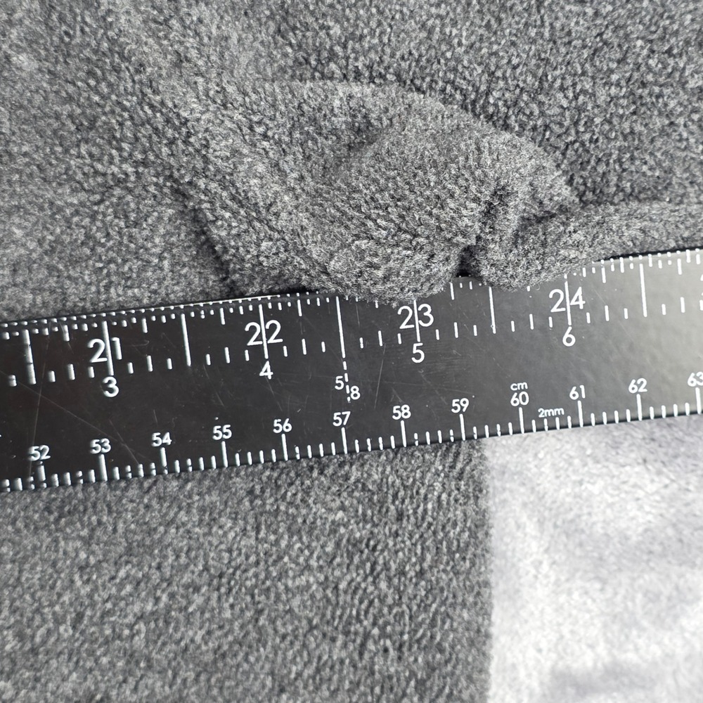 Columbia Fleece Jacket Mens XL Gray Full Zip Mock Neck Raglan Outdoor Layer - Picture 8 of 8